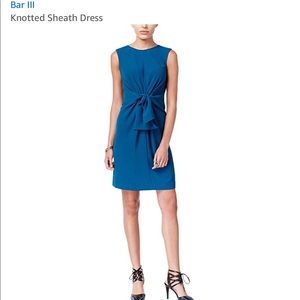 Bar III Knotted Sheath Dress Size Medium